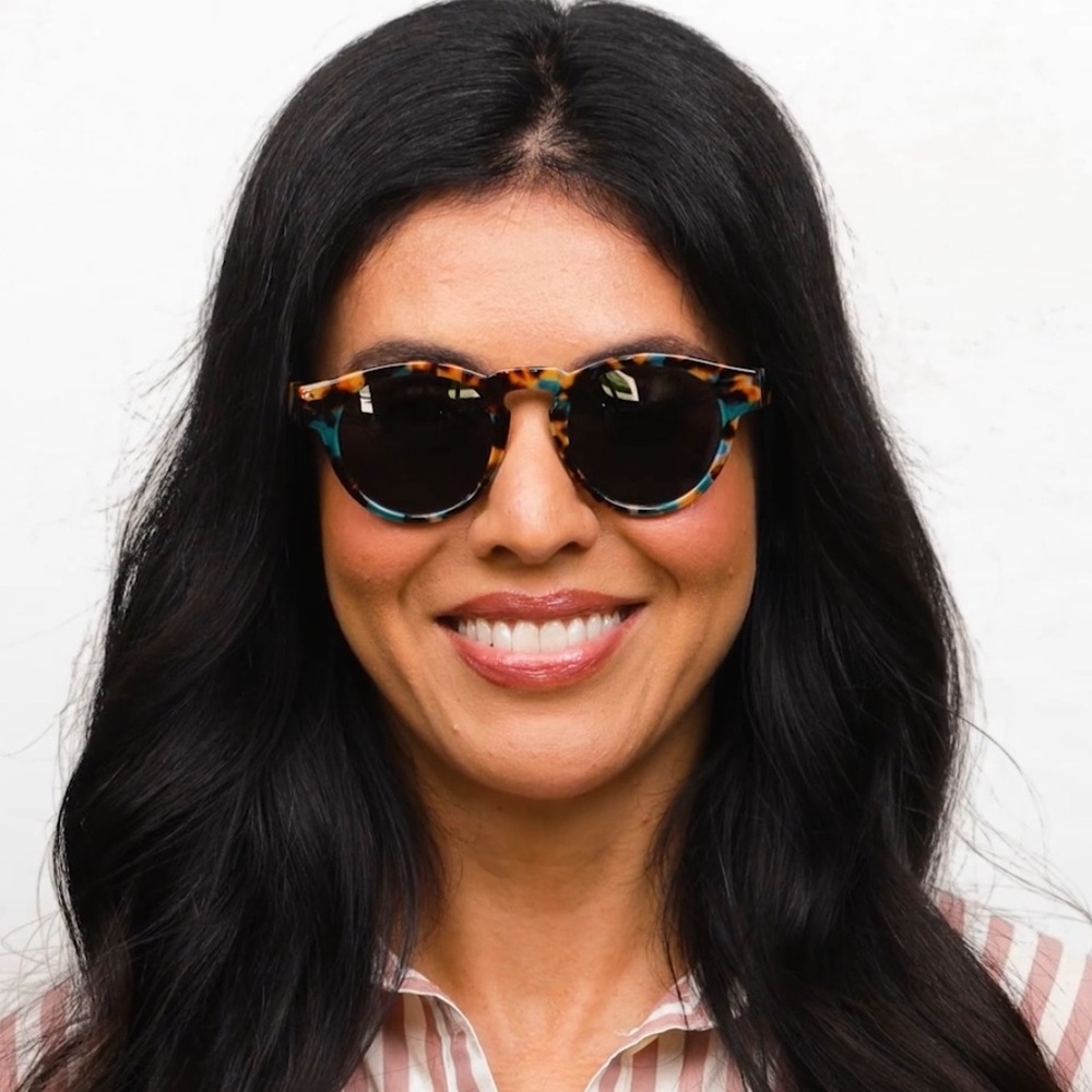 Peepers “Nantucket” bifocal sun-readers in teal botanico /+1.5 readers - NWT - Picture 10 of 16